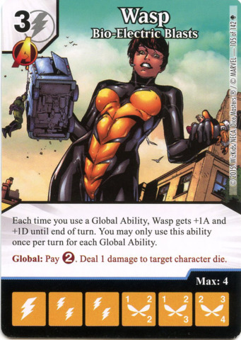 Wasp - Bio-Electric Blasts - Marvel2015 OP
